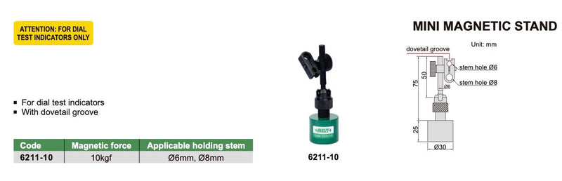 Μαγνητική Βάση - Μίνι Insize