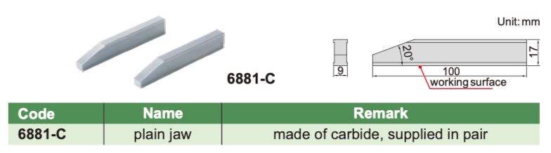Gage Block Accessories - Plain Jaw Insize
