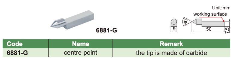6881-G - Gage Block Accessories - Centre Point