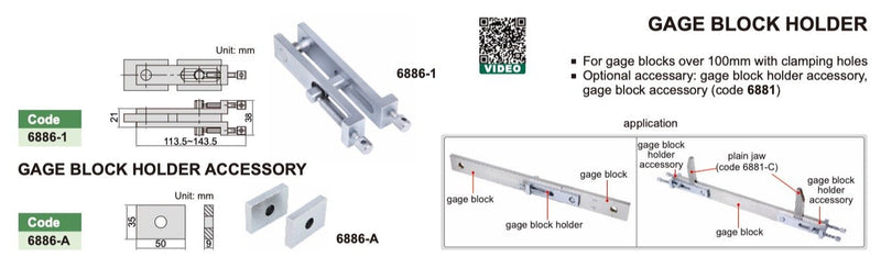 Gage Block Holder Insize