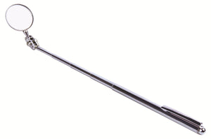 Telescopic inspection mirror