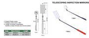 Τηλεσκοπικός καθρέφτης επιθεώρησης Insize