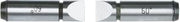 Ακίδες παχυμέτρου Insize MULTIFUNCTIONAL POINTS knife-edge 7392-T6, μεταλλικές με λοξές λευκές μύτες