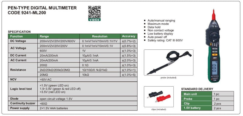 Πολύμετρο Insize