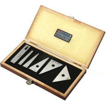 Vertex AB-166 angle block/parallel set in wooden case with foam lining and metal blocks