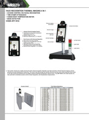 Θερμική οθόνη με αναγνώριση προσώπου 4 in 1 Insize