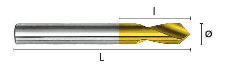 CD-CNC-TIN-90 - Κεντραδόρος CNC 90° TIN