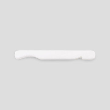 Κεραμική λεπίδα απογρεζωτή Noga Soft Cut CR6000, λευκή, με καμπύλη άκρη κοπής