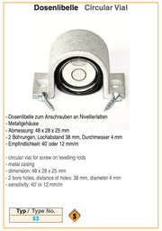 Αλφάδι Μικρό 48 x 48 x 25 mm Richter