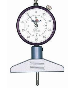 Βαθύμετρο ωρολογιακό Teclock DM-223 με στρογγυλό καντράν και μεταλλική βάση στήριξης σε σχήμα Τ
