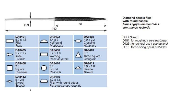 DA8403-126 - Διαμαντόλιμα Χειρός Αμυγδαλωτή