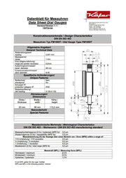 Μετρητικό Ρολόι Γράφτη - 0.001mm Kafer