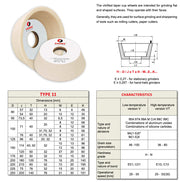 Σμυριδοτροχοί Καμπάνα Μαύροι για Non Ferous Andre