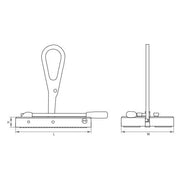 Μαγνήτης Ανύψωσης Λαμαρίνων Walmag