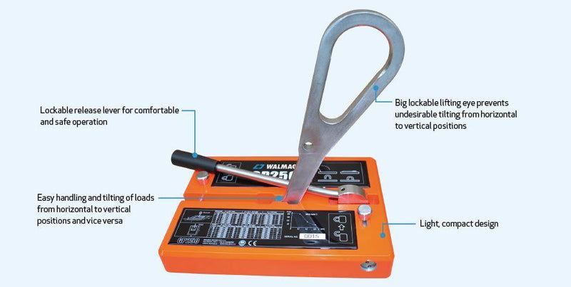 Μαγνήτης Ανύψωσης Λαμαρίνων Walmag