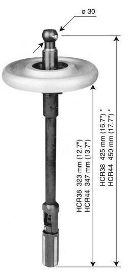 HCR44 - Κεφαλή Honing - Χειροκίνητη Διαστολή Ø44.5-66 mm