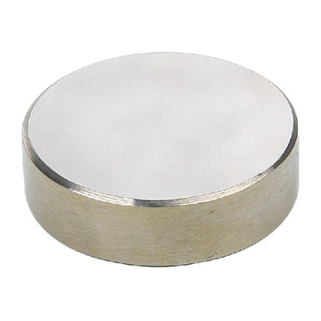 Πρότυπο block σκληρότητας MicroVickers Insize HDT-B-HV0, στρογγυλό μεταλλικό δισκάκι με γυαλισμένη επιφάνεια
