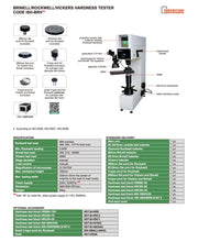 Brinell- Rockwell - Vickers  - Επιτραπέζιο Ψηφιακό Σκληρόμετρο Insize