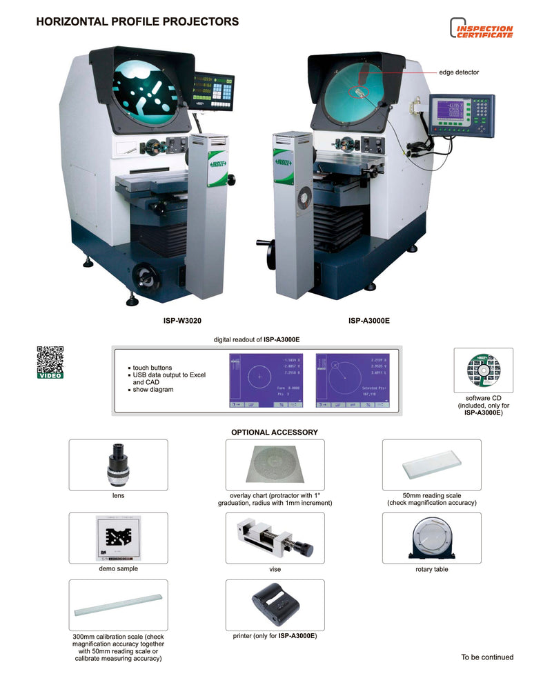 Profile Projector Insize