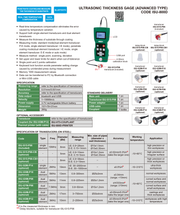 Παχύμετρο Υπερήχων Insize
