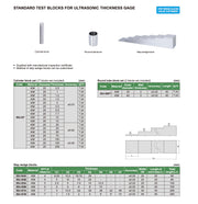 Πρότυπα Πλακίδια για Παχύμετρα Υπερήχων Insize