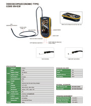 Eνδοσκοπική κάμερα με καλώδιο 1 m, διαμέτρου Ø5.2 mm Insize