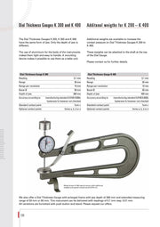 Παχύμετρο μέτρησης δέρματος κτλ (μαλακά υλικά) Kafer