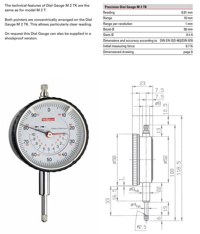 Ρολόι Γράφτη  με μεγάλο δεύτερο δείκτη Kafer
