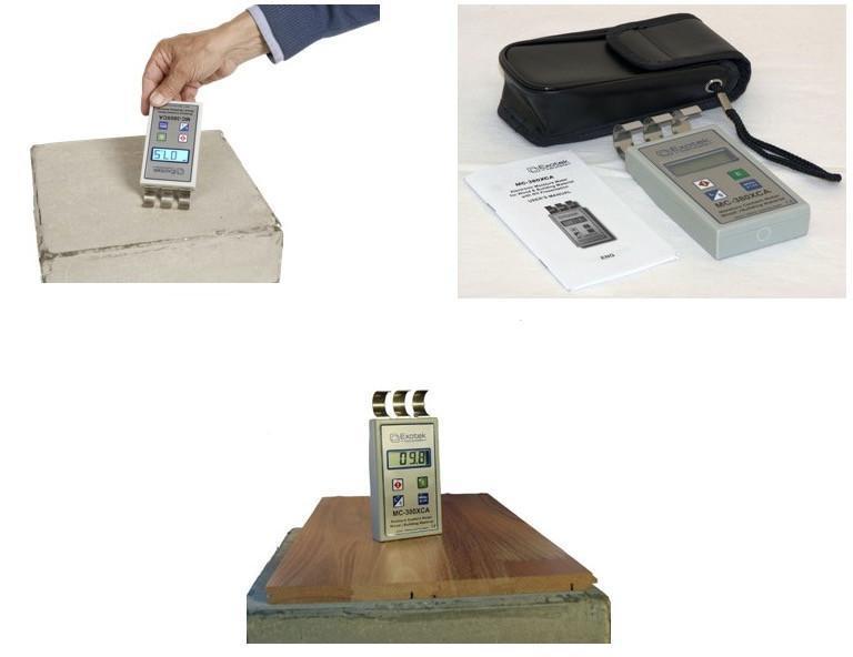 Υγρασιόμετρο - Σκυροδέματος, Μπετού, Τσιμέντου 3 Λαμών για μη Καταστροφικές Μετρήσεις για επαγγελματίες Exotek