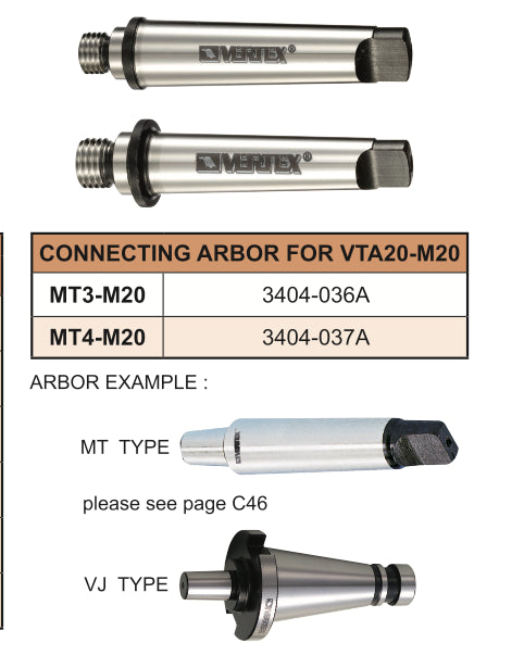 MT3-M20 - Ανταπτορας για την κολαουζιερα VTA20-M20