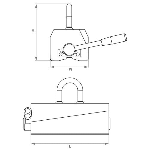 Μαγνήτης Aνύψωσης Χαλύβων, Μετάλλων, Υψηλών Θερμοκρασιών Walmag