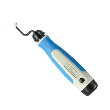Λαβή απογρεζωτή NOGA Thread Cleaner NG1600, μπλε-γκρι με μεταλλική γωνιακή άκρη καθαρισμού σπειρωμάτων