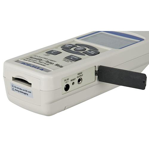 PCE-313 S - Υγρασιόμετρο & Θερμόμετρο Χώρου - Καταγραφικό σε SD Card