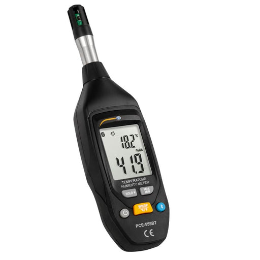 PCE-555BT - Υγρασιόμετρο & Θερμόμετρο Χώρου - Σημείο Δρόσου - Υγρού Βολβού - Bluetooth Android IOS