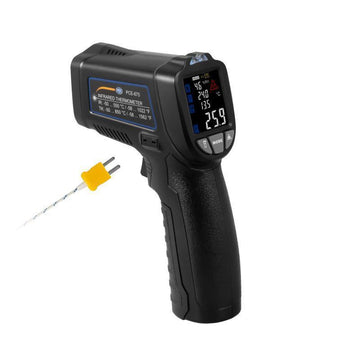 Θερμόμετρο υπερύθρων laser PCE Instruments PCE-675 με έγχρωμη οθόνη και θερμοστοιχείο τύπου K (κίτρινο βύσμα)
