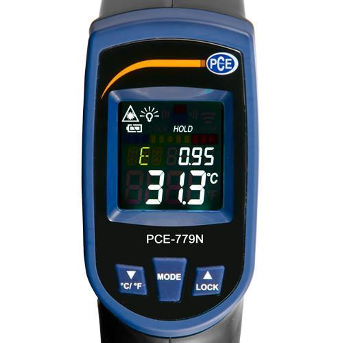 PCE-779N - Θερμόμετρο Υπερύθρων Laser έως 760°C - Θερμοστοιχείο K