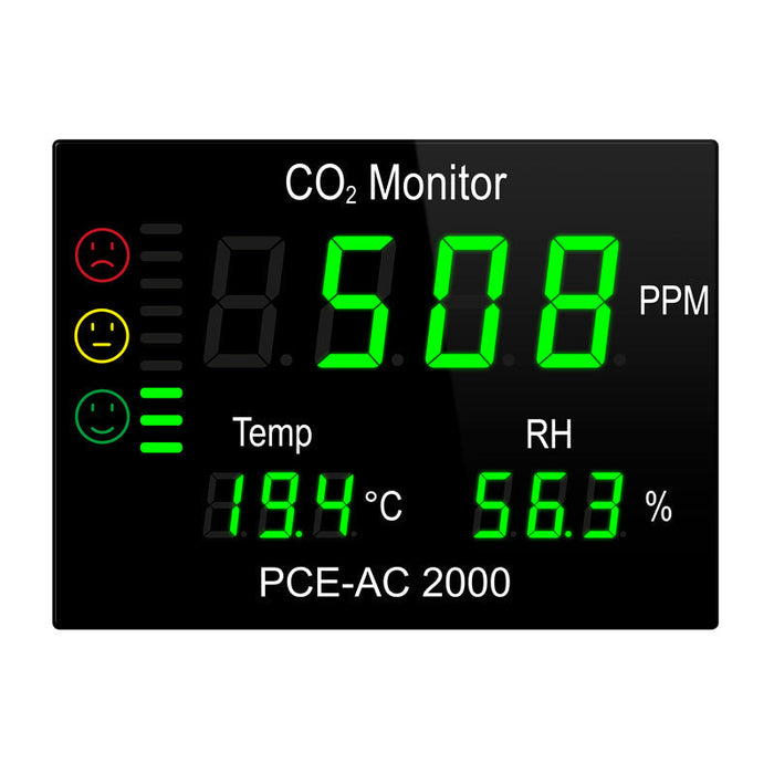PCE-AC 2000 - Υγρασιόμετρο-Θερμόμετρο-Μετρητής CO2 Χώρου