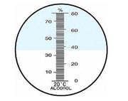 Διαθλασίμετρο 0-80% για Αλκοόλη Pce