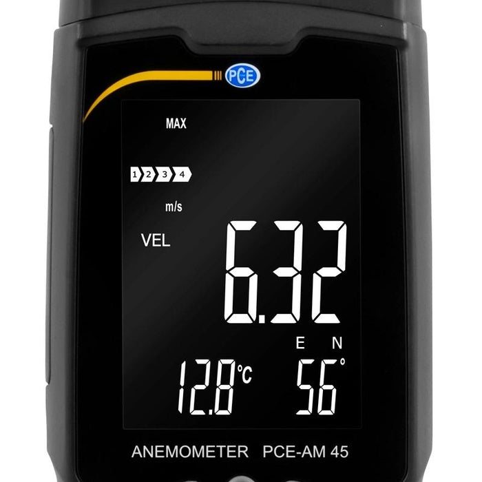 PCE-AM 45 - Ανεμόμετρο - Παροχόμετρο
