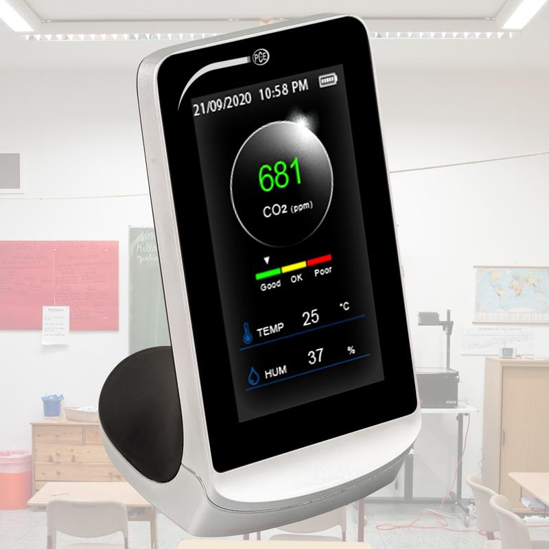 Ανιχνευτής CO2- Θερμόμετρο- Υγρασιόμετρο Pce