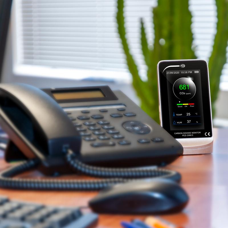 Ανιχνευτής CO2- Θερμόμετρο- Υγρασιόμετρο Pce