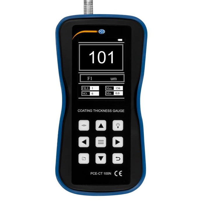PCE-CT 100N - Παχύμετρο Επικάλυψης - Βαφής - USB - Wifi - Ferrous και Non Ferrous - με μνήμη