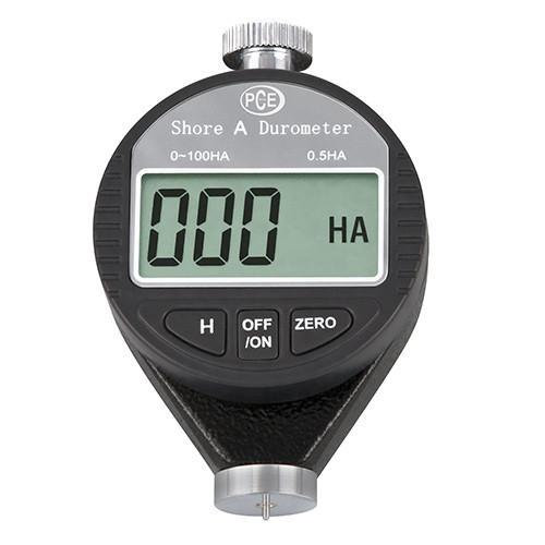 Ψηφιακό σκληρόμετρο ελαστικών PCE Instruments PCE-DD-A Shore A, μαύρο, οθόνη LCD και κουμπιά H/ON/ZERO