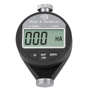 Ψηφιακό σκληρόμετρο ελαστικών PCE Instruments PCE-DD-A Shore A, μαύρο, οθόνη LCD και κουμπιά H/ON/ZERO