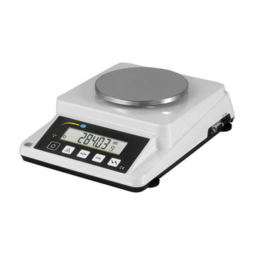 PCE Instruments PCE-DMS 310 paper scale, white with round metal platform and digital LCD display
