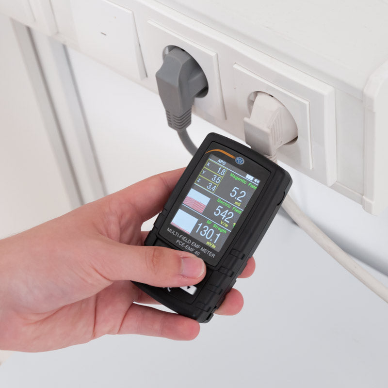 Μετρητής Ηλεκτρομαγνητικού Πεδίου 3 Αξόνων Tesla, Gauss, V/m,  W/m², mA/m Pce