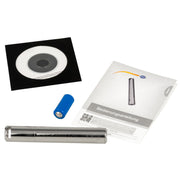Σετ PCE-HTD 125: USB data logger σε μεταλλικό κύλινδρο, μπαταρία, CD λογισμικού και εγχειρίδιο PCE