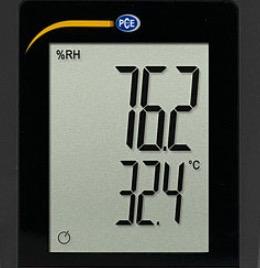 PCE-HVAC 3 - Υγρασιόμετρο & Θερμόμετρο Χώρου - Σημείο Δρόσου - Θερμοκρασία υγρού βολβού (Wet Bulb)