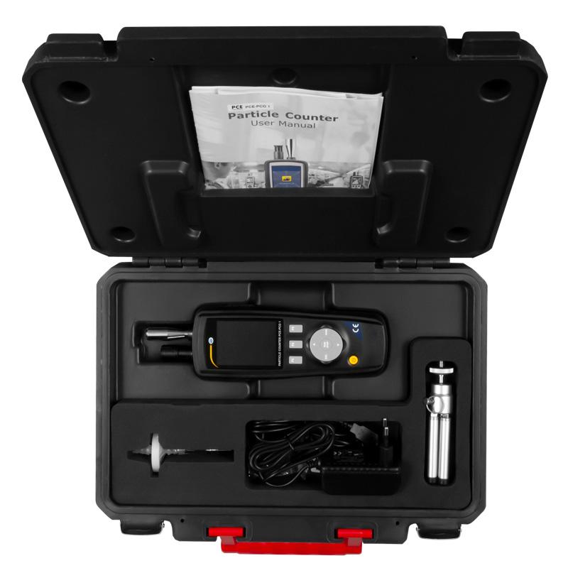 Μετρητής Σκόνης - Ποιότητας Αέρα - PM0.3 / PM0.5 / PM1 / PM 2.5 / PM5 / PM 10 - Datalogger - SD Card Pce