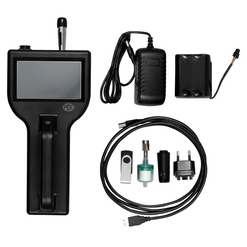 Μετρητής Σκόνης 0.5-25 μm - Datalogger - Factory calibrated at 0.5, 1.0, 5.0 μm variable binning Pce